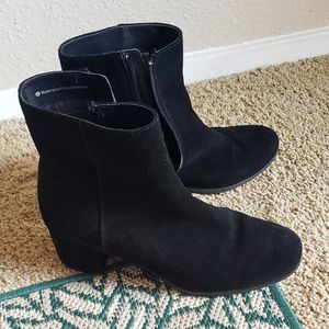 Black Waterproof Suede Boots